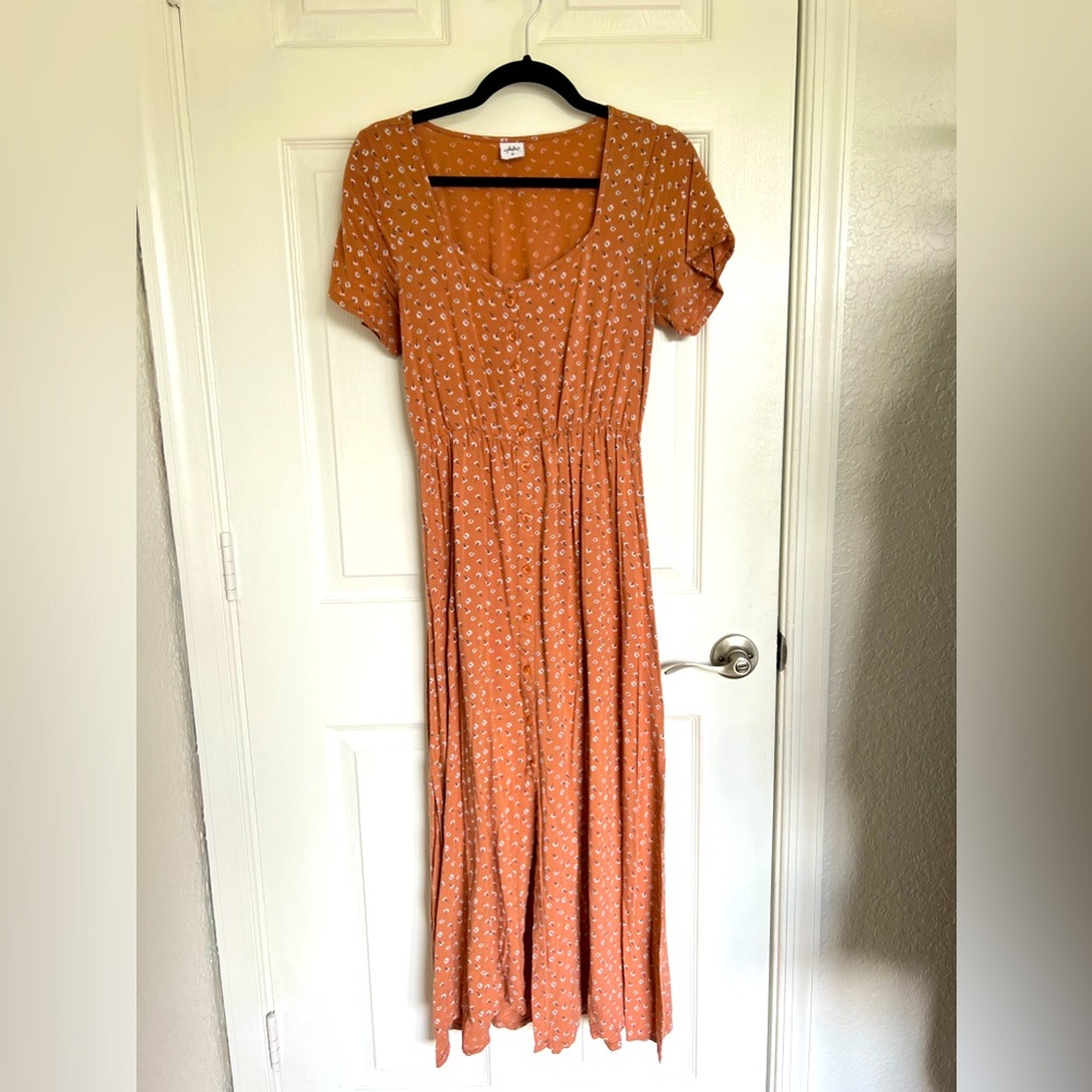 Long floral summer dress